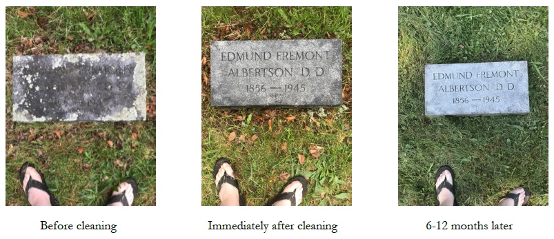 Headstone Cleaning
